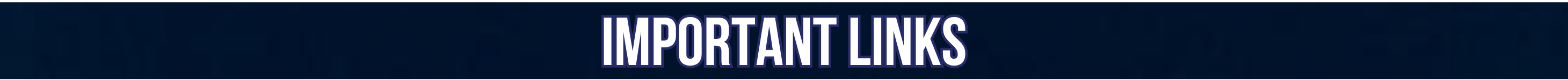 Banner - Important Links